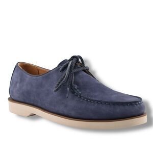 Sperry Captains Oxford Size 8 Women’s Marine Blue Nubuck Leather Lace Shoes NWT